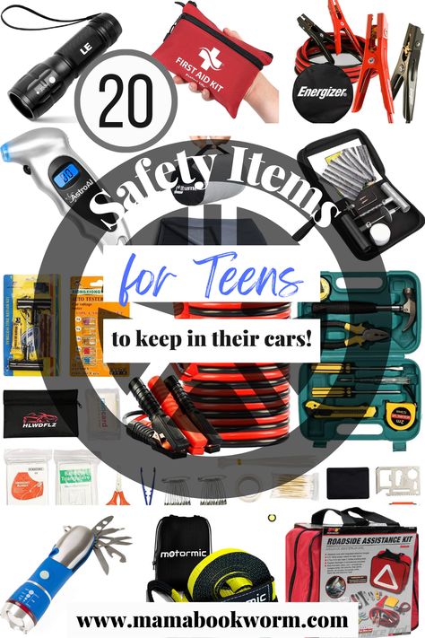 First Cars For Teenagers, Car Gift Ideas, Teen Driving, Car Checklist, Car Care Kit, First Aid For Kids, Car For Teens, Every Teenagers