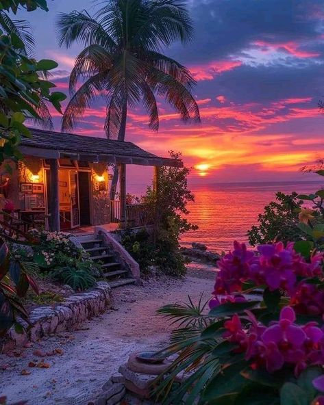 Beach Shack, Pretty Landscapes, Dream Travel Destinations, Images Esthétiques, Dream Holiday, Summer Wallpaper, Sunset Pictures, Alam Yang Indah, Summer Pictures