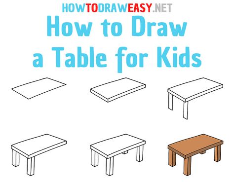 How to Draw a Table Step by Step #Table #TableDrawing #EasyTableDrawing #Drawing #Drawings #Drawing #Painting #Art #ArtWork #HowtoDrawaTable #TableSketch How To Draw Table, Table Drawing Easy, Easy Still Life Drawing, Step Table, Table Sketch, Elementary Drawing, Table Drawing, How To Draw People, Sofa Drawing