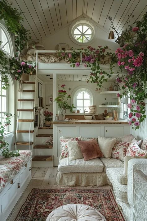 9 Gorgeous Tiny Houses That You Will Absolutely Fall In Love With Husbil Makeover, Dream Life House, Casa Vintage, Inspire Me Home Decor, Dream House Rooms, Bohol, Hus Inspiration, Tiny House Interior, Aesthetic Rooms