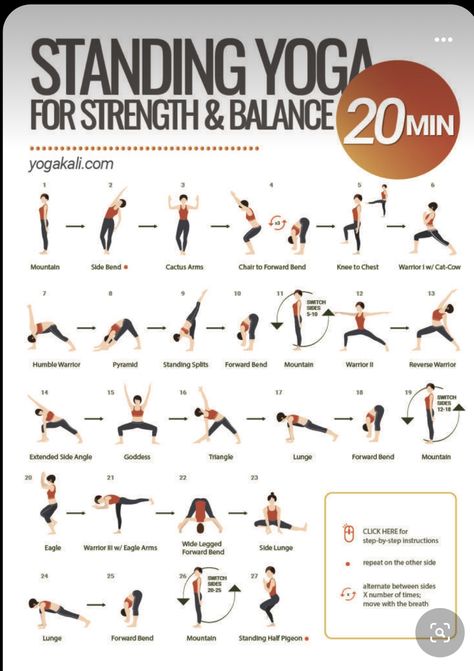 45 Minute Yoga Sequence, Balancing Yoga Sequence, Hata Yoga, Vinyasa Yoga Sequence, Yoga Workout Routine, Yoga Teacher Resources, Standing Yoga, Yoga Flow Sequence, Yoga Sequence