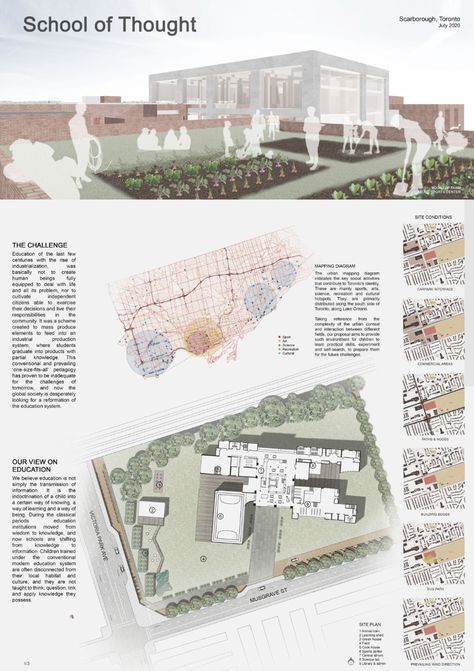 School that redefines learning School Design Competition, Education Architecture Concept, School Design Concept Architecture Ideas, Institute Design Architecture, School Concept Architecture Ideas, School Architecture Design Concept, Concept Model Architecture, Institute Architecture, Year 6 Classroom