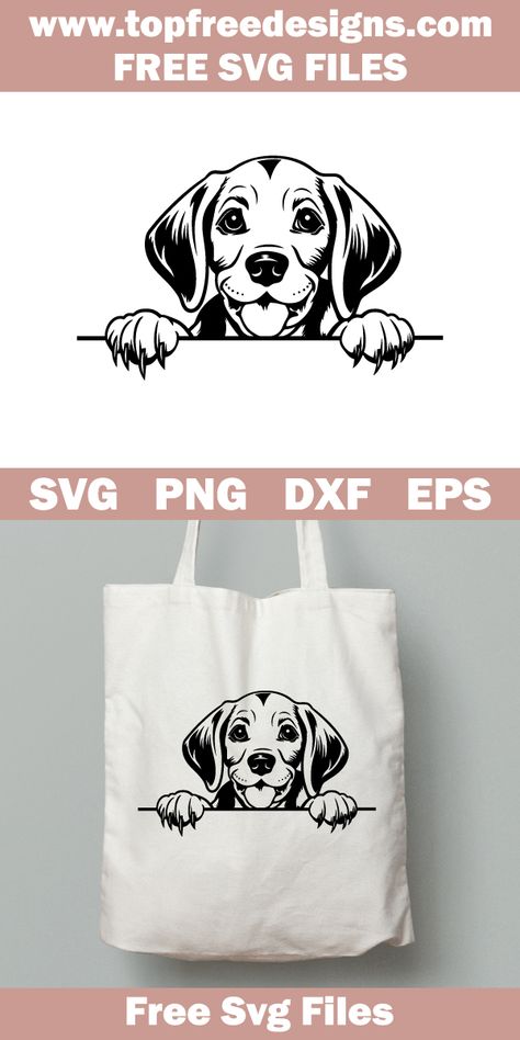 Use this Free Peeking Beagle SVG for all your DIY craft project with Cricut & Silhouette Cameo,scrapbooking, card making, car decals, stickers, vinyl, decals, t-shirts Heat Transfer Vinyl Projects, Dog Peeking, Raffle Baskets, Cricut Air, Dog Projects, Layered Svg, Head Shots, Free Svg Files, Free Cars