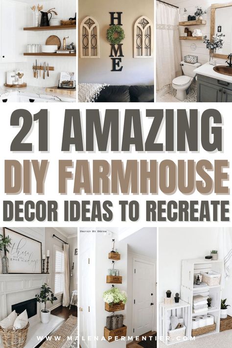 diy farmhouse decor ideas dollar store 2024 Farmhouse Decor, Kitchen Wall Decor Ideas Farmhouse Style, Small Farmhouse Decor, Diy Dollar Tree Farmhouse Decor, Dollar Tree Farmhouse Decor, Dollar Store Farmhouse Decor, Farmhouse Bathroom Accessories, Farmhouse Decorating Ideas, Diy Farmhouse Ideas