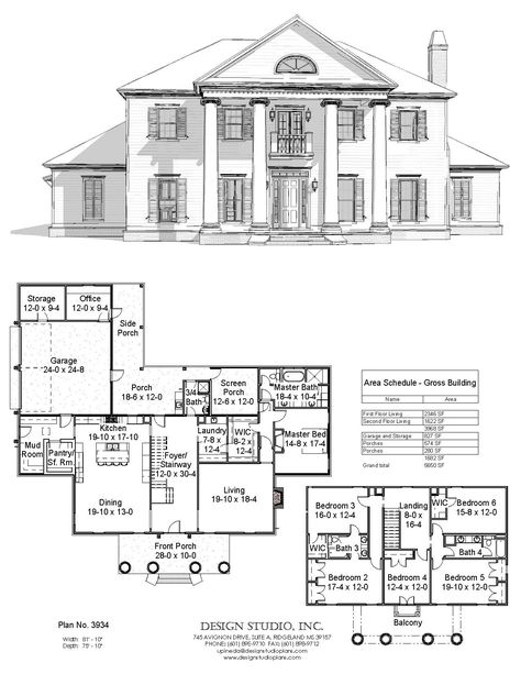 Greek Revival - Southern Home Greek Revival Home Floor Plans, Southern Manor Home, Southern Homes Floor Plans, Greek Revival Home Plans, Greek Revival Floor Plan, Greek Revival Home Interior, Greek Mansion Exterior, Greek House Floor Plan, Modern Greek Revival Home