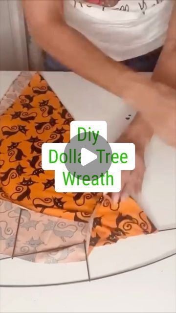 Olivia Parazine on Instagram: "🎃2rolls deco mesh cut 10” strips, 4 rolls ribbon cut 2 rolls in 10” strips leave 2 rolls for fluffy bows, witch hat wreath form, cute fabric, pumpkin topper, zip ties 🐈‍⬛ all supplies @dollartree Happy crafting!🎃🐈‍⬛🧡 #dollartree #dollartreecrafts #dollartreefall #dollartreehalloween #halloween #fall #crafts #halloween🎃 #dollartreediy" Witches Hat Wreath Diy, Witch Hat Wreath Form, Halloween Fall Crafts, Halloween Fabric Wreath, Pumpkin Mesh Wreaths, Halloween Tulle Wreath, Deco Mesh Pumpkin, Halloween Witch Hat Wreath, Witch Hat Wreath