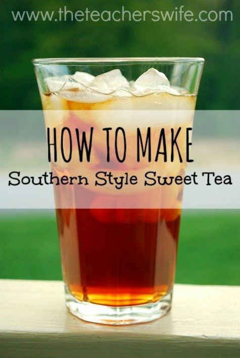 Shots Drinks, Sweet Tea Recipes, Southern Sweet Tea, Random Recipes, Iced Tea Recipes, Brownie Desserts, Milk Shakes, Fun Foods, Southern Cooking