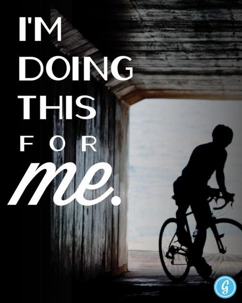 I'm doing this for me, cause it's going to feel so good not being self conscious in a bathing suit in Mexico in May and a super plus I'm finally getting strong and truly healthy. Who knew I would love this? Inspirerende Ord, Coach Sportif, Cycling Quotes, Health Fitness Inspiration, Fitness Challenge, Gym Humor, Motivation Fitness, Sport Motivation, I Work Out