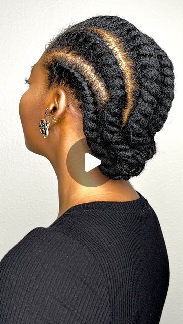 Straight Back Flat Twist, Flat Twist Tutorial Step By Step, How To Twist Natural Hair Tutorials, Flat Twist Updo Natural Hair, How To Flat Twist, Natural Hair Flat Twist, Flat Twist Styles, Dreadlocks Styles, Flat Twists