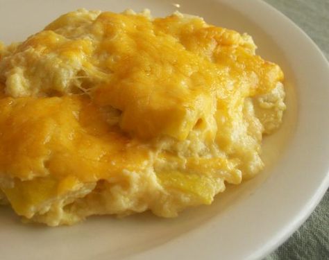 Low Carb Squash Casserole from Food.com:   								I made this for Thanksgiving and know one even knew we were watching our carbs. My kids think it tastes like the Boston Market version.