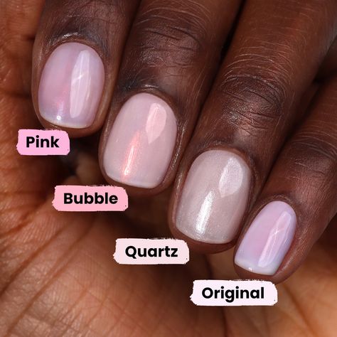 Nail Concealer, Bubblegum Pink Nails, Instant Nails, Milky Pink, Gray Nails, Pink Bubbles, Pink Nail, Pink Valentines, Clean Nails