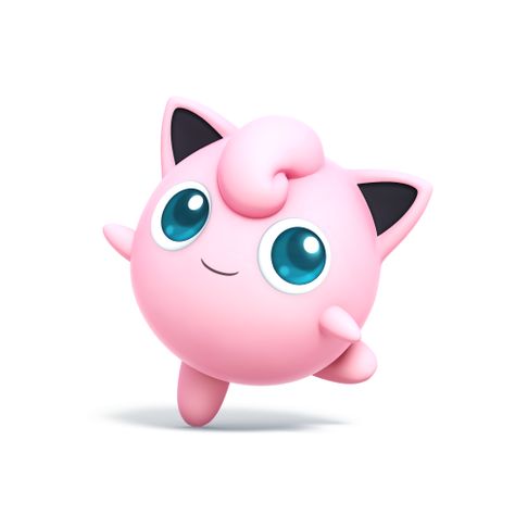 Jigglypuff Aesthetic, Jigglypuff Art, Jiggly Puff, Mega Mewtwo, Pokemon Jigglypuff, 3d Pokemon, Mew And Mewtwo, Party Characters, Pokemon Party