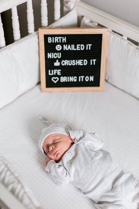 Nicu Milestone Photos, One Month Nicu Photos, Due Date Photo Ideas Preemie, 1 Month Nicu Pictures, Nicu Newborn Photos, Preemie Newborn Pictures, Nicu Baby Pictures Photo Ideas, Nicu Newborn Photography, Nicu Graduate Photoshoot