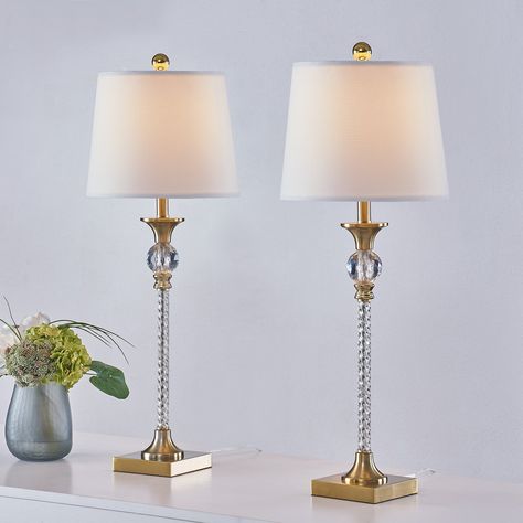 Buffett Table Lamps, Buffet Lamps Ideas, Gold Buffet Lamps, Buffet Lamps Dining Room, Fancy Lamps, Entryway Lamp, Fairytale Bedroom, Bedside Lamp Modern, Buffet Table Lamps