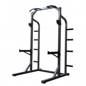 Bodymax CF470 Heavy Half Rack Weight Lifting Equipment, Half Rack, Commercial Gym Equipment, Barbell Row, Hotel Gym, Barbell Workout, Metallic Powder, Plate Storage, Body Training