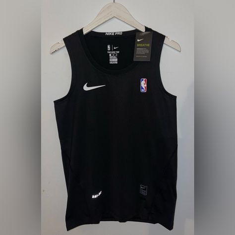 New Nike Nba Tank Top, Best Price Available Nike Stuff, Compression Tank Top, Basketball Tank Tops, Basketball Practice, Shirts Nike, Nike Nba, Compression Shirt, Nike Pros, Nike Shirts