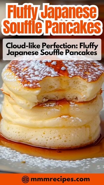 Pancake Perfection: Fluffy Japanese Souffle Pancakes Recipe 🥞 #JapanesePancakes #FluffyPancakes #BrunchGoals #PancakeArt #BreakfastDelights Japanese Souffle Pancakes Recipe, Souffle Pancakes Recipe, Fluffy Japanese Souffle Pancakes, Japanese Souffle Pancake Recipe, Japanese Fluffy Pancakes, Japanese Pancake Recipe, Japanese Souffle Pancakes, Puff Pastry Snacks, Easy Puff Pastry Recipe