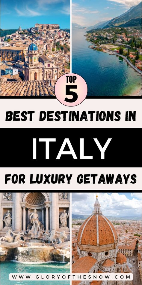 Italy holiday ideas: the best destinations in Italy for luxury getaways are Rome, Lake Garda, Venice, Sicily anf Florence. Learn all about luxury destinations Italy, best destination in Italy, best destinations in Italy for couples, best locations in Italy, best Italian destinations, best Italy vacations, italy Bachelorette party destinations, coastal Italy vacations, luxury vacations in Italy, Italy luxury resorts, luxury places to stay in Italy, luxury italian vacation, luxury Italy resorts. Italy Bachelorette, Italy Resort, Summer Vacation Places, Coastal Italy, Luxury Places, Luxury Italy, Vacation Luxury, Bachelorette Party Destinations, Italy Holiday