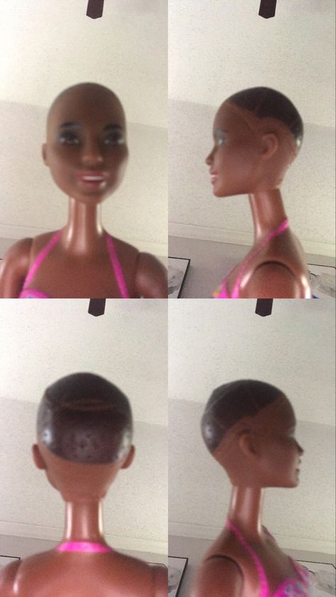 Bald Memes Hilarious, Bald People Funny, Bald Barbie, Haircut Memes, Bald People, Head Memes, Buzzed Hair, Going Bald, Bald Girl