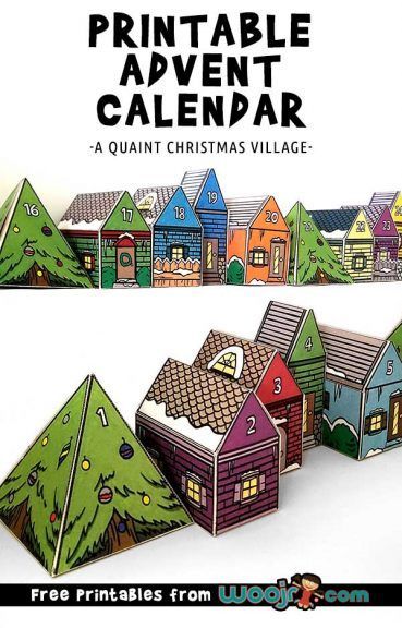 Christmas Advent Calendar Diy, Printable Advent Calendar, Advent Calenders, Diy Advent Calendar, Christmas Calendar, Kids Calendar, Printable Christmas Cards, Christmas Villages, Diy Christmas Cards