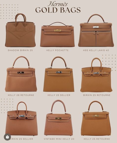 Sac Hermes Kelly, Tas Hermes, Gold Bags, Mode Tips, Luxury Bags Collection, Hermes Accessories, Chanel Purse, Kelly Bag, Gold Bag