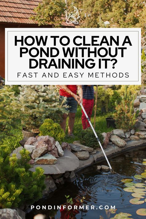 Unlock the secrets to a spotless pond sanctuary! Learn fast and easy methods to clean your pond without the need to drain it. Dive into our guide for a hassle-free journey to pristine waters. Your aquatic haven deserves the best! #PondCleaning #NoDrain #PondCare #PondCareGuide #Cleaning #CleanPond