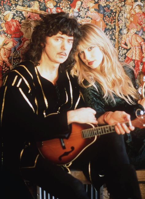 Ritchie Blackmore & wife Candice Night of Blackmore's Night Blackmore's Night, Ritchie Blackmore, Folk Rock, British American, Black Sabbath, American Traditional, Music Star, Music Bands, Deep Purple