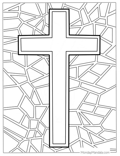 Celtic Cross Coloring Page, Stained Glass Cross Coloring Page, Coloring Sheets For Elementary, Bible Color Pages Free Printable, Kids Church Coloring Pages, Cross Coloring Pages Free Printables, Christian Coloring Pages Free Printable, Church Coloring Pages For Kids, Christian Coloring Pages For Adults