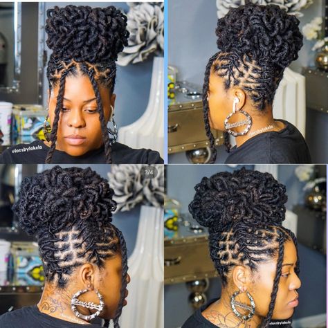 Best Dreadlocks Hairstyles For Women, Spiral Loc Styles, Formal Locs Styles, Updo For Dreads Black Women, Crown Dreadlock Styles, Lic Styles Women, Bra Strap Length Loc Styles, Pedal Locs Style, Locs Hairstyles For Long Hair