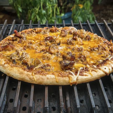 Barbecue Pulled Pork Pizza - Grate Recipe | GrillGrate Pork Pizza, Pulled Pork Pizza, Barbecue Pulled Pork, Pulled Pork, The Recipe, Pizza, Pizzas