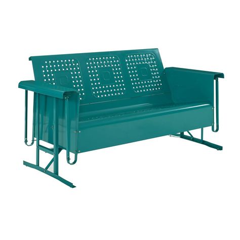 Outdoor Glider, Steel Sofa, Rocking Chair Porch, Metal Sofa, Patio Glider, Patio Sofa, Summer Staples, Outdoor Patio Furniture, Indore