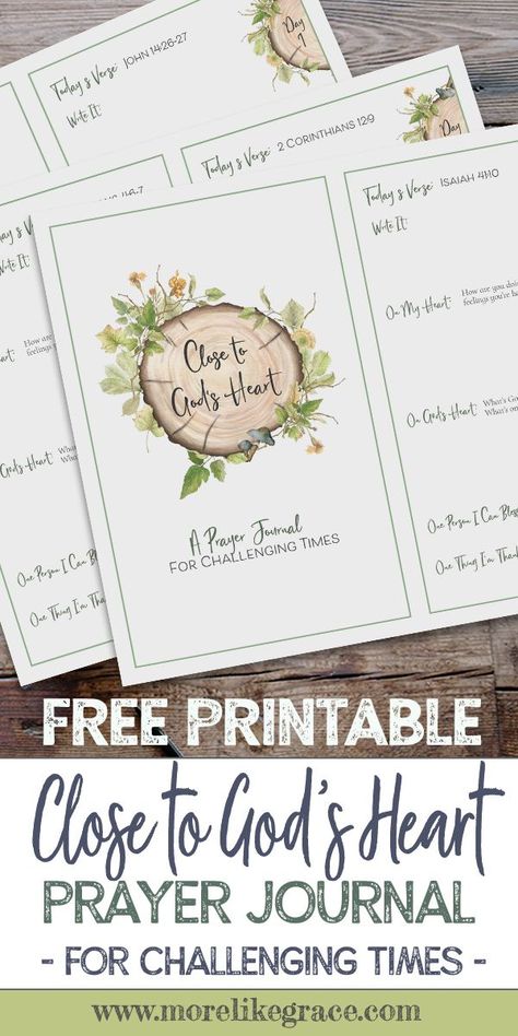 This 15-day prayer journal offers you space to write encouraging Scriptures and share your heart with God. | Prayer Journal | Free Printable | Scripture Writing | Promises of God | Free Printable… More Journal Free Printable, Free Printable Scripture, Prayer Journal Template, Prayer Prompts, Free Scripture Printables, Encouraging Scriptures, Promises Of God, Printable Prayers, Scripture Writing