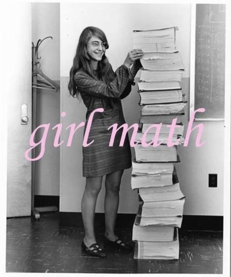 Female Mathematicians, Margaret Hamilton, Girl Math, Teaching Poetry, Radical Feminism, Middle English, Academic Motivation, Baby Sloth, Japanese School