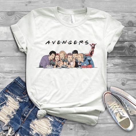 Avengers T Shirt, Marvel Fashion, Folded Arms, Avengers Superheroes, Marvel Clothes, End Game, Marvel Shirt, Disney Shirts, Friends Shirt