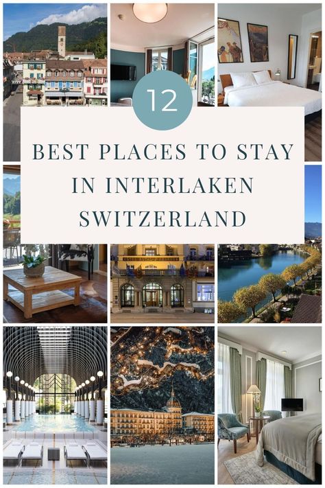 Where To Stay In Interlaken Switzerland, Best Places To Stay In Switzerland, Swiss Honeymoon, Hotels In Switzerland, Murren Switzerland, Switzerland In Winter, Switzerland Itinerary, Interlaken Switzerland, Switzerland Vacation