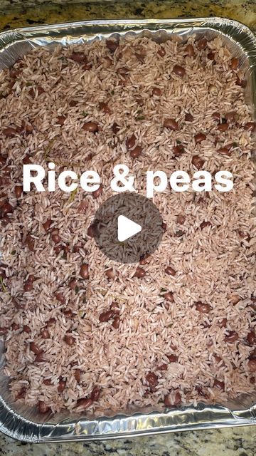 Trinidad Rice And Peas, Rice Peas Jamaican, Jamician Rice And Peas, Perlow Rice Recipe, Jamaican Side Dishes, Pigeon Peas And Rice, Rice And Peas Jamaican, Irish Beef Stew Recipe, Jamaican Rice And Peas