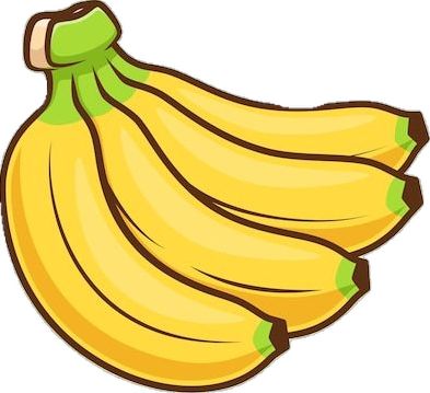 Banana Cartoon Cute, Pisang Png, Bananas Illustration, Banana Vector, Banana Illustration, Banana Graphic, Banana Cartoon, Cartoon Banana, Cute Banana