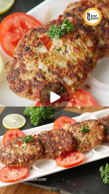 27K views · 1.3K likes | Food Fusion on Instagram: "One of the best Chicken Chapli Kabab Recipe you will find. #HappyCookingToYou   Ingredients: -Chicken qeema (Chicken mince) ½ kg (without water) -Corn flour 1 tsp -Dhania (Coriander seeds) Roasted & crushed 1 tbs -Anardana (Dried pomegranate seeds) crushed 2 tbs -Adrak lehsan paste (Ginger garlic paste) 1 & ½ tbs -Namak (Salt) ½ tsp or to taste -Makai ka atta (Corn meal/Maize flour) 2 tbs -Lal mirch (Red chili) Crushed 1 tbs -Zeera (Cumin seeds) Roasted & crushed 1 tsp -Garam masala powder (Whole spice powder) 1 tsp -Hari mirch (Green chilies) chopped 2 -Tamatar (Tomatoes) deseeded & chopped 2 small -Pyaz (Onion) chopped 1 medium -Podina (Mint leaves) chopped 2 tbs -Hara dhania (Coriander) chopped 4 tbs -Anda (Egg) 1  Directions: -In bowl Chicken Chapli Kabab Recipe, Persian Chicken Recipe, Chapli Kabab Recipe, Chapli Kabab, Lal Mirch, Persian Chicken, Chicken Mince, Kabab Recipe, Corn Meal