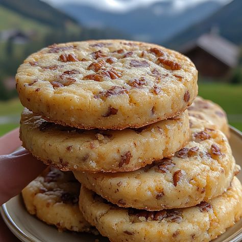 Cheddar Pecan Savory Shortbread Cookies: A Buttery, Cheesy Delight The Best Coconut Cream Pie, Wine Biscuits, Cheese Shortbread, Savory Shortbread, Best Coconut Cream Pie, Cheese Cookies Recipe, Savory Cookies, Potato Breakfast Recipes, Savoury Crackers