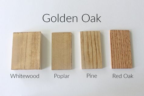 How 10 Different Stains Look on Different Pieces of Wood - Within the Grove Oak Floor Stains, Floor Stain Colors, Early American Stain, Diy Wood Stain, Special Walnut Stain, Hardwood Floor Colors, Stain On Pine, Minwax Stain, Floor Stain