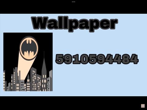 Batman Bloxburg Codes, Batman Decals Bloxburg, Batman Decals, Boy Bathroom, Boys Room Decals, Batman Room, Bloxburg Clothes, Boys Decal, Picture Codes