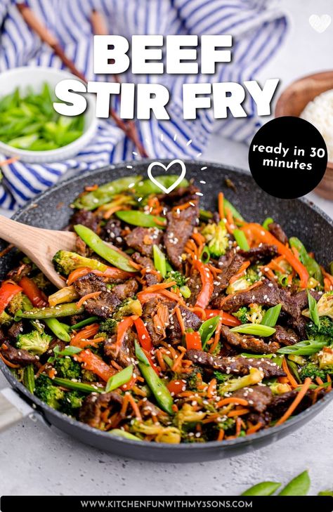 Stir Fry With Stew Meat, Beef Stir Fry Meal Prep, Best Steak Stir Fry Recipe, Stair Fry Recipes, Beef Tip Stir Fry Recipes, Ground Beef Stirfry Easy, Simple Beef Stir Fry Recipes, Stir Fried Beef And Vegetables, Steak Stirfry Recipes Easy Meals