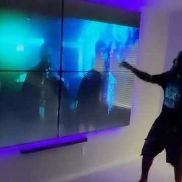 Charles Allen Arrington on Instagram: "GOING DUMMY ON THESE TV WALLS!!! AND YES I DO TRAVEL ✈️Who’s Next?! 4 📺 65 inch TVs = 🔥🔥🔥🔥 130 inches & Soundbar! @mo_williams713 Get It Done Right The First Time! Book Now, Link In Bio!! . . . @chuckthetvguy @chuck_the_tv_guy #explore #trending #HoustonTvMounts #HoustonMountingService #HoustonTV #HoustonTvMounting #TvMounting #TvWallmount #WallMount #WallMounting #HoustonMount #HoustonTvInstall #tvmountinghouston" Tv Wall Multiple Tvs, Multi Screen Tv Wall, 4 Tvs On Wall, 4 Tvs On One Wall Game Room, Multiple Tvs On Wall, Multiple Tv Wall Ideas, Basement Game Room Ideas, Tv Mounted, Tv Walls