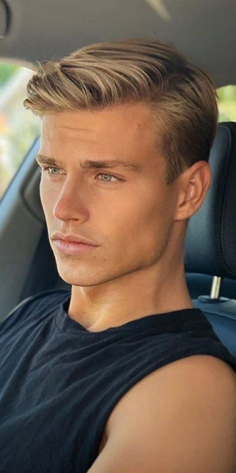 Mens Haircuts Blonde, Young Men Haircuts, Classic Haircut, Blonde Haircuts, Men Haircut Styles, Classic Hairstyles, Mens Haircuts Fade, Corte De Cabelo Masculino, Mens Haircuts Short