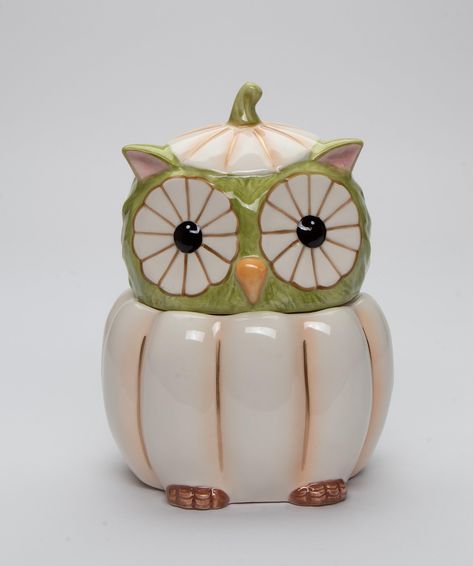 PRICES MAY VARY. Exquisitely detailed. Makes for a great gift or an excellent complement to your décor Great Ceramic Craftsmanship Colorful and Unique Design Hand Painted & Food Safe Elegantly & Detail Sculpture Design Fine Ceramic White Pumpkin Owl Candy Cookie Jar, 6-3/4" H Halloween Storage, Pumpkin Owl, Owl Cookie Jar, Jar Ceramic, Purple Owl, Park Designs, Ceramic Owl, Candy Cookies, Fine Ceramic