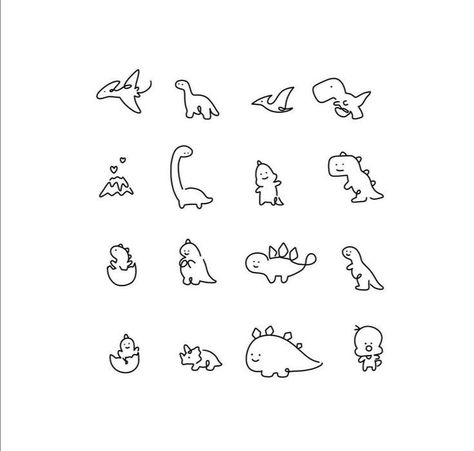 #tattooideas #tattoosforwomen #tattooart #tattoo #tattooideasformen Dino Line Tattoo, Dinosaur Flash Tattoo, Tattoes Idea, Dino Tattoo, Group Tattoos, Maching Tattoos, Cute Matching Tattoos, Small Girly Tattoos, Dinosaur Tattoos