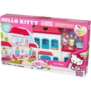 Hello Kitty Mega Bloks House Playset   I just have to get this for my grand daughers birthday... lol Hello Kitty Lego, Artwork Packaging, Kitty House, Hello Kitty Shop, Kids Play Set, Hello Kitty House, Hello Kitty Toys, Kawaii Toys, Mega Bloks