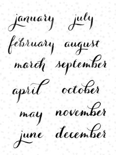 How To Write August In Calligraphy, September In Cursive, July In Cursive, April In Cursive, August Cursive, August In Cursive, July Cursive, Months In Calligraphy, Calligraphy Sheets