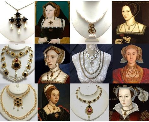 The Enchanted Tudor Rose Elizabethan Era Jewelry, Tudor Jewelry Royal Jewels, The Tudors Jewelry, 1500s Jewelry, Tudor Accessories, Tudor Necklace, Tudor Crown, Tudor Jewelry, Medieval Britain