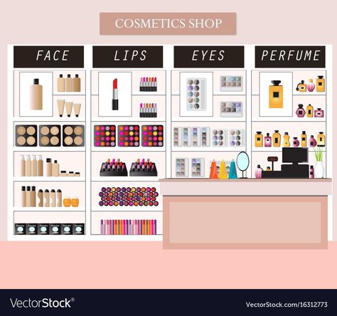 Design Shelves, Cosmetics Store, Store Design Boutique, Health Pictures, Store Interiors, Cosmetic Display, Makeup Store, Cosmetic Shop, Snacks For Work